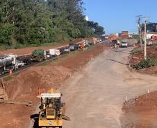 Execução de alças no viaduto Olindo Periolo