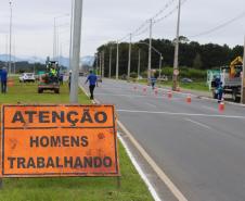 Paraná em Obras - Nova iluminação da Rodovia João Leopoldo Jacomel (PR 415)