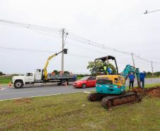 Paraná em Obras - Nova iluminação da Rodovia João Leopoldo Jacomel (PR 415)