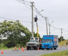 Paraná em Obras - Nova iluminação da Rodovia João Leopoldo Jacomel (PR 415)