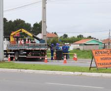 Paraná em Obras - Nova iluminação da Rodovia João Leopoldo Jacomel (PR 415)