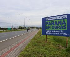 Paraná em Obras - Nova iluminação da Rodovia João Leopoldo Jacomel (PR 415)