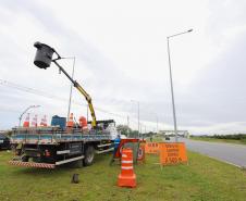 Paraná em Obras - Nova iluminação da Rodovia João Leopoldo Jacomel (PR 415)