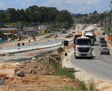 Obras de Duplicação da Rodovia dos Minerios. 