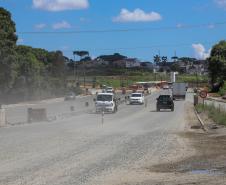 Obras de Duplicação da Rodovia dos Minerios. 