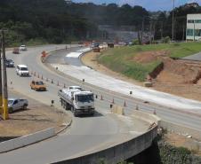 Obras de Duplicação da Rodovia dos Minerios. 