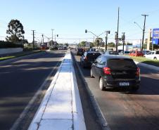 Cruzamento entre BR-376, Rua Joinville e a Alameda Bom Pastor