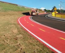 Alças do viaduto Olindo Periolo em Cascavel