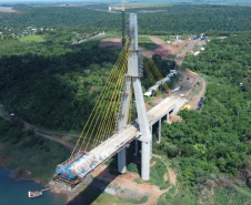 Ponte da Integração Brasil Paraguai e nova rodovia de acesso