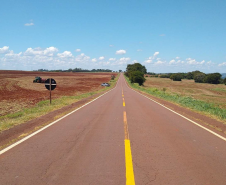 Serviços do PROSEG PARANÁ na PR-317 em São Clemente, distrito de Santa Helena