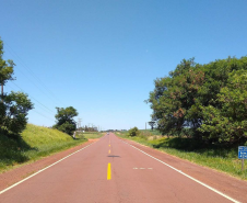 Serviços do PROSEG PARANÁ na PR-317, no território de São Pedro do Iguaçu