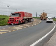 PR-340 em Castro, rodovia que receberá ponto de fiscalização com balança estática