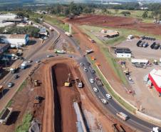 Obras do Trevo Cataratas