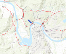 Mapa do local da obra