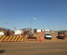 Passarela de Bandeirantes em obras