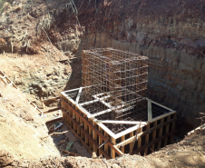 Passarela de Bandeirantes em obras