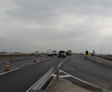 Novo viaduto de Guarapuava em obras