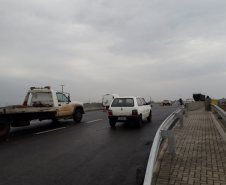 Novo viaduto de Guarapuava em obras