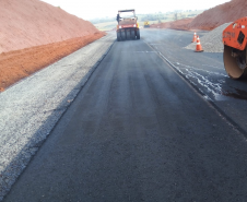 Obras de pavimentação da Estrada Boiadeira