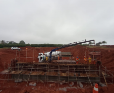Obras de pavimentação da Estrada Boiadeira