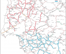 Mapa dos lotes A e B