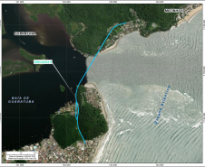 Mapa da ponte