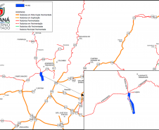 Mapa do trecho