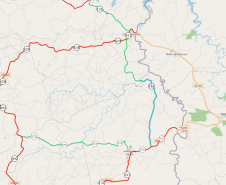 Mapa da PR-151