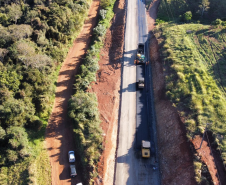 Pavimentação da PR-239 entre Pitanga e Mato Rico