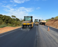 Pavimentação da PR-239 entre Pitanga e Mato Rico