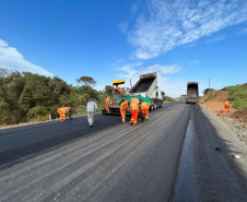 Pavimentação da PR-239 entre Pitanga e Mato Rico