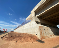 Novo viaduto no acesso para Mariluz