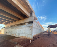 Novo viaduto no acesso para Mariluz