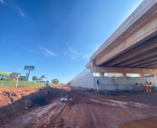 Novo viaduto no acesso para Mariluz