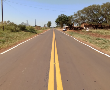 PR-464, entre Paranacity e Paranapoema