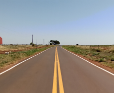 PR-464, entre Paranacity e Paranapoema