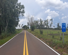 PR-680 entre Douradina e Maria Helena, com serviços de sinalização