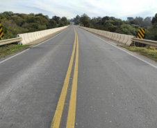 Ponte Rio Furquilha (PR-151), em Palmeira