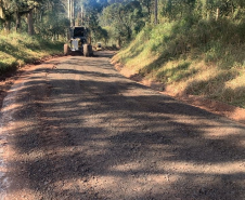 PR-446, entre Porto Vitória e Santo Antônio do Iratim, distrito de Bituruna