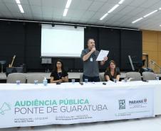 Audiência pública da Ponte de Guaratuba, em Guaratuba