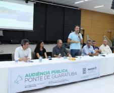 Audiência pública da Ponte de Guaratuba, em Guaratuba