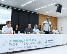 Audiência pública da Ponte de Guaratuba, em Guaratuba
