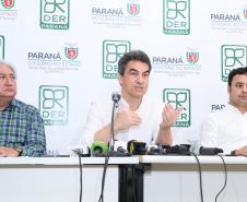 Coletiva de imprensa sobre obras na BR-277