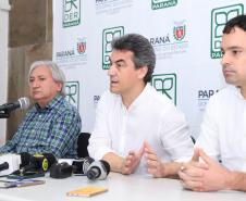 Coletiva de imprensa sobre obras na BR-277