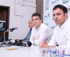 Coletiva de imprensa sobre obras na BR-277