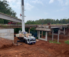 Obras de duplicação no Contorno de Cascavel