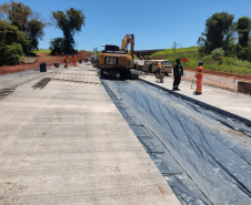 Obras de duplicação no Contorno de Cascavel