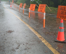 Obras na Estrada da Graciosa