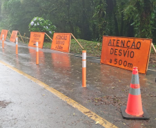 Obras na Estrada da Graciosa