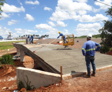 Obras da passarela